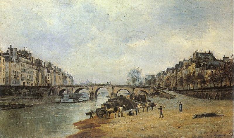 Lepine, Stanislas Quais of the Seine oil painting picture